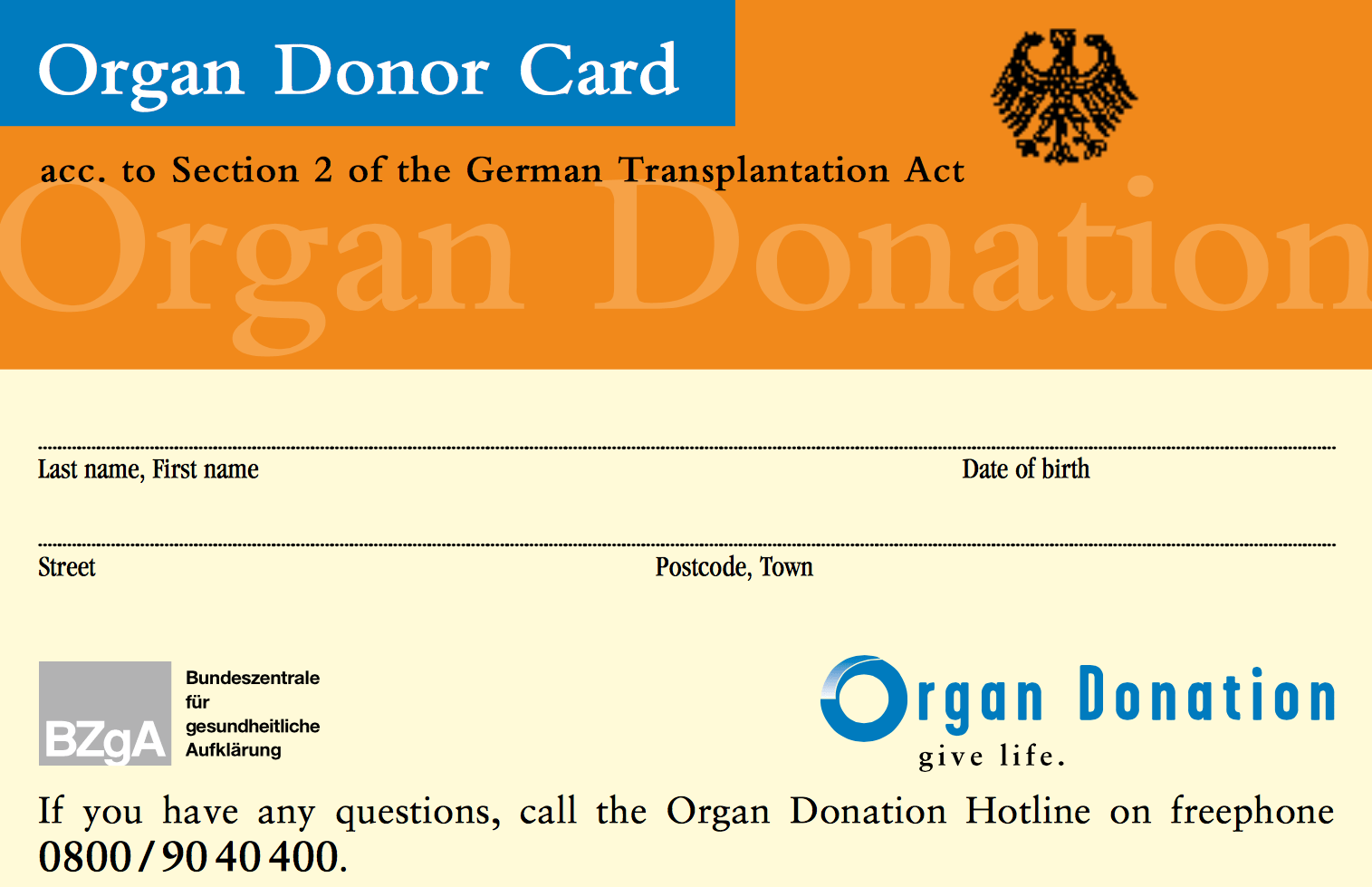 Organspende : Tagging : Organspende